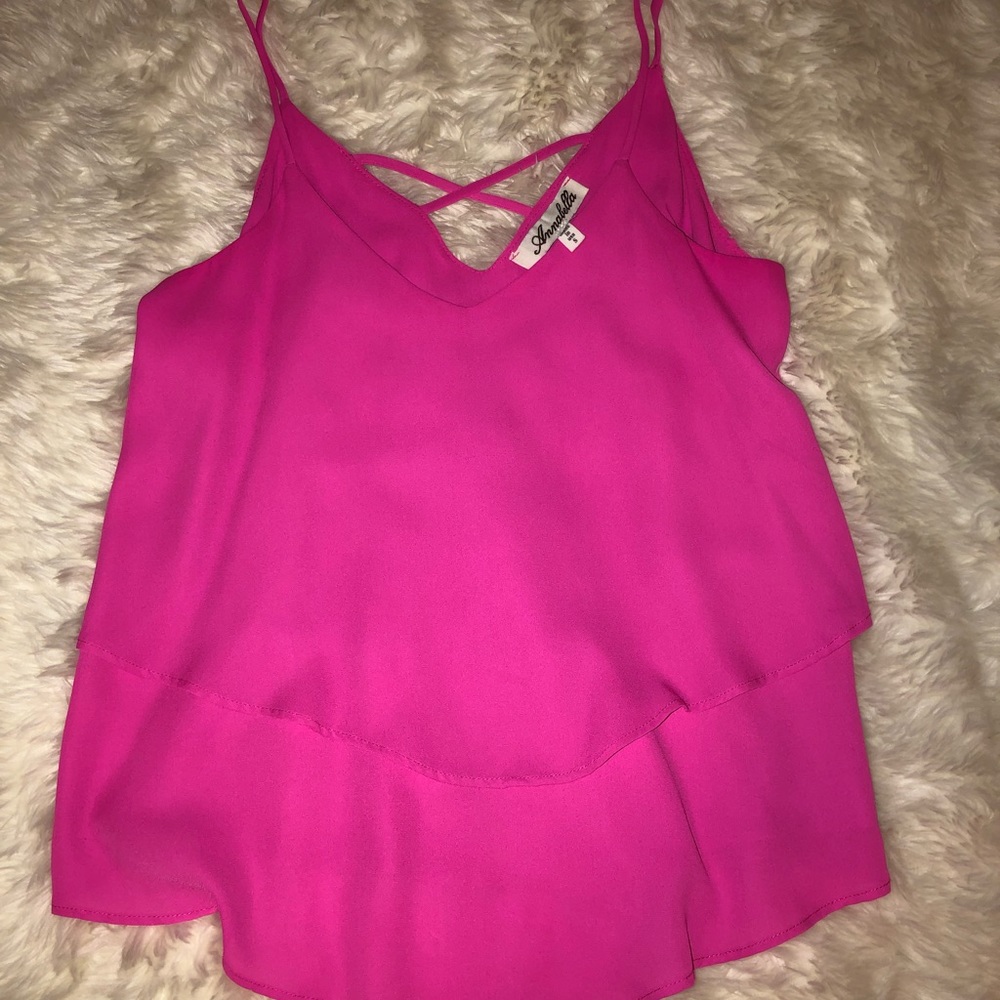 Hot pink Francesca’s cami